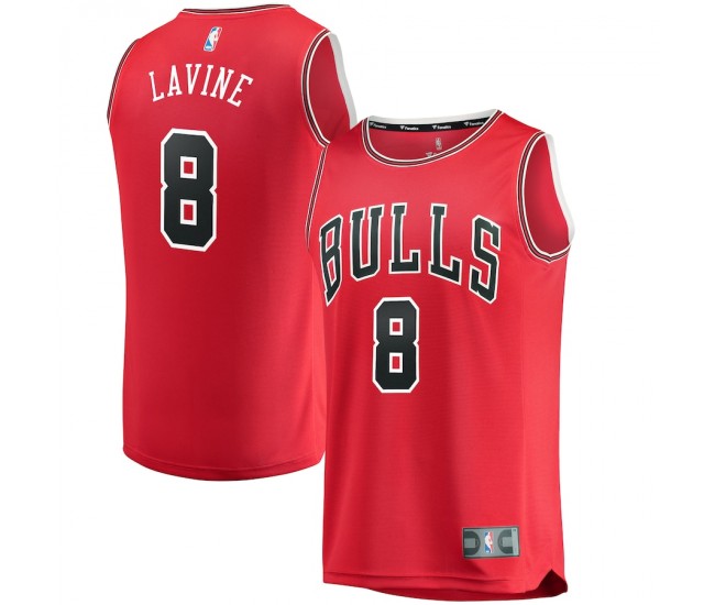 Chicago Bulls Zach LaVine Men's Fanatics Branded Red Fast Break Replica Jersey - Icon Edition