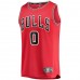 Chicago Bulls Coby White Men's Fanatics Branded Red Fast Break Replica Jersey - Icon Edition