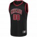 Chicago Bulls Men's Fanatics Branded Black Fast Break Replica Custom Jersey - Statement Edition