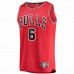 Chicago Bulls Alex Caruso Men's Fanatics Branded Red 2021/22 Fast Break Replica Jersey - Icon Edition