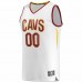Cleveland Cavaliers Men's Fanatics Branded White Fast Break Custom Replica Jersey - Association Edition