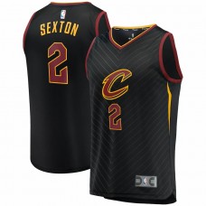 Cleveland Cavaliers Collin Sexton Men's Fanatics Branded Black Fast Break Replica Player Jersey - Statement Edition