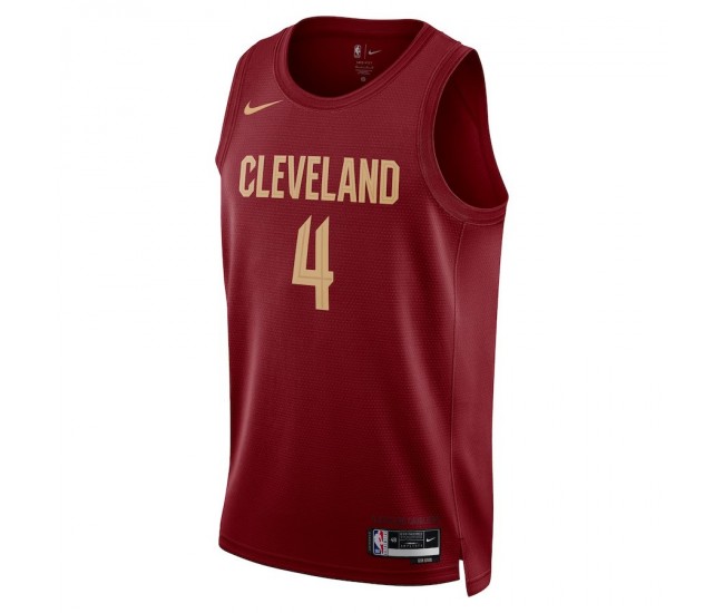 Cleveland Cavaliers Mobley Nike 2023 Men Swingman Icon Edition Jersey Burgundy