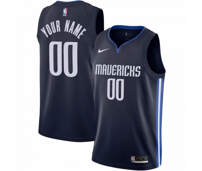 Dallas Mavericks Men's Nike Navy 2019/20 Custom Swingman Jersey - Statement Edition