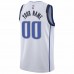 Dallas Mavericks Men's Nike White 2020/21 Swingman Custom Jersey - Association Edition