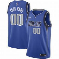 Dallas Mavericks Men's Nike Blue 2020/21 Swingman Custom Jersey - Icon Edition
