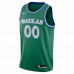 Dallas Mavericks Men's Nike Green 2020/21 Hardwood Classics Swingman Custom Jersey