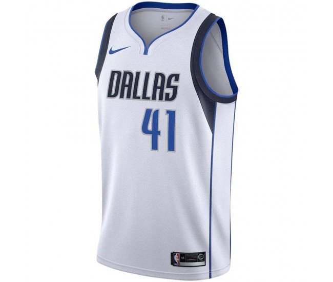 Dallas Mavericks Dirk Nowitzki Nike 2023 Men Swingman Association Edition Jersey White