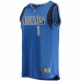 Dallas Mavericks Theo Pinson Men's Fanatics Branded Blue 2021/22 Fast Break Replica Jersey - Icon Edition