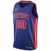 Detroit Pistons Men's Nike Blue Swingman Custom Jersey - Icon Edition