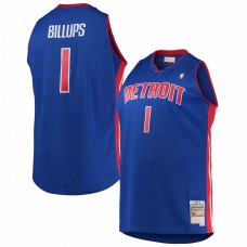 Chauncey Billups Detroit Pistons Men's Mitchell & Ness Blue Big & Tall Hardwood Classics Swingman Jersey