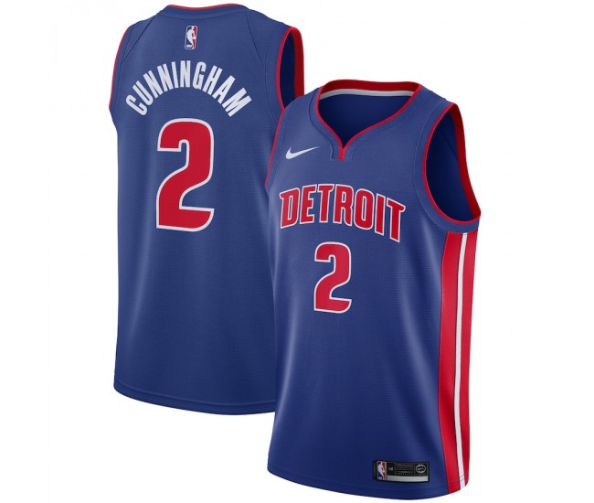 Detroit Pistons Cade Cunningham Men's Nike Blue 2021 NBA Draft First Round Pick Swingman Jersey - Icon Edition