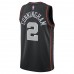 Detroit Pistons Cunningham Nike 2023 Men Swingman City Edition Jersey Black