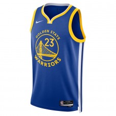Golden State Warriors Green Nike 2023 Men Swingman Icon Edition Jersey Blue