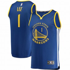 Golden State Warriors Damion Lee Men's Fanatics Branded Royal Fast Break Replica Player Team Jersey - Icon Edition