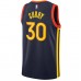 Golden State Warriors Curry Nike 2023 Men Swingman City Edition Jersey Navy