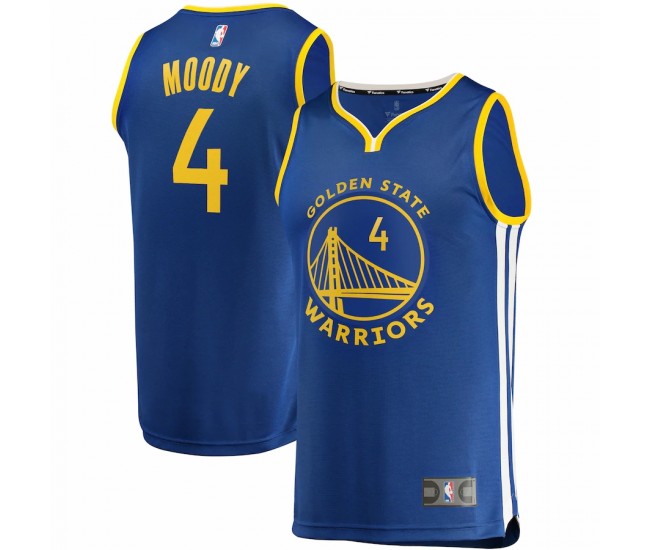 Golden State Warriors Moses Moody Men's Fanatics Branded Royal 2021 NBA Draft First Round Pick No. 2 Fast Break Replica Jersey - Icon Edition