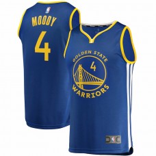 Golden State Warriors Moses Moody Men's Fanatics Branded Royal 2021/22 Fast Break Replica Jersey - Icon Edition
