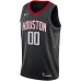 Houston Rockets Men's Nike Black Swingman Custom Jersey - Statement Edition