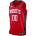 Houston Rockets Men's Nike Red Custom Swingman Jersey - Icon Edition