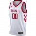 Houston Rockets Men's Nike White Swingman Custom Jersey - Association Edition