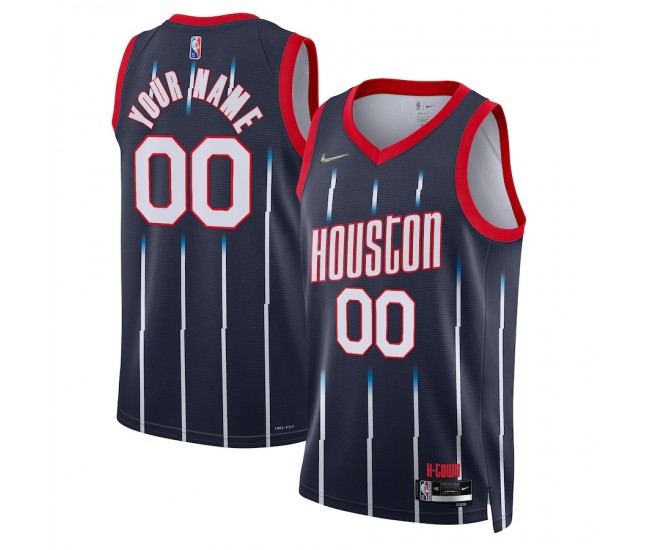 Houston Rockets Men's Nike Navy 2021/22 Swingman Custom Jersey - City Edition