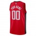 Houston Rockets Men's Nike Red 2021/22 Diamond Swingman Custom Jersey - Icon Edition