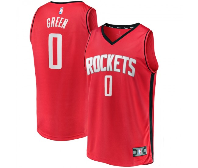 Houston Rockets Jalen Green Men's Fanatics Branded Red 2021 NBA Draft First Round Pick Fast Break Replica Jersey - Icon Edition
