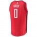 Houston Rockets Jalen Green Men's Fanatics Branded Red 2021 NBA Draft First Round Pick Fast Break Replica Jersey - Icon Edition