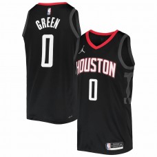 Houston Rockets Jalen Green Men's Jordan Brand Black 2021/22 Swingman Jersey - Statement Edition