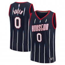 Houston Rockets Jalen Green Men's Fanatics Branded Navy 2021/22 Fast Break Replica Jersey - City Edition