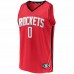 Houston Rockets Jalen Green Men's Fanatics Branded Red 2021/22 Fast Break Replica Jersey - Icon Edition
