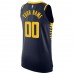 Indiana Pacers Men's Nike Navy Authentic Custom Jersey - Icon Edition