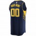 Indiana Pacers Men's Fanatics Branded Navy Fast Break Custom Replica Jersey - Icon Edition