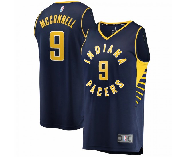 Indiana Pacers T.J. McConnell Men's Fanatics Branded Navy Fast Break Player Replica Jersey - Icon Edition