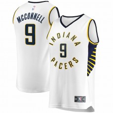 Indiana Pacers T.J. McConnell Men's Fanatics Branded White Fast Break Player Replica Jersey - Association Edition
