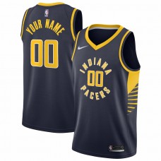 Indiana Pacers Men's Nike Navy 2020/21 Swingman Custom Jersey - Icon Edition