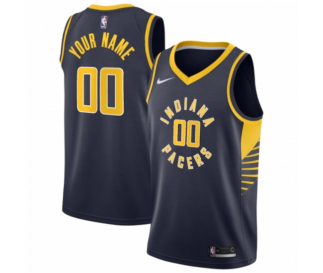 Indiana Pacers Men's Nike Navy 2020/21 Swingman Custom Jersey - Icon Edition