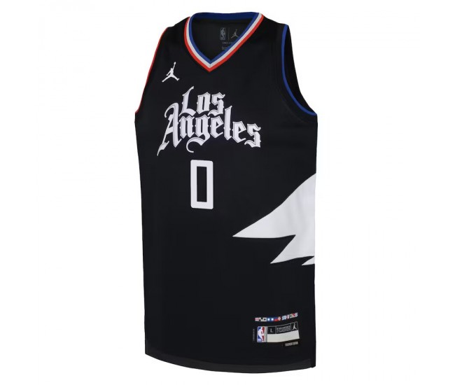 Los Angeles Clippers Westbrook Jordan 2023 Men Swingman Statement Edition Jersey Black
