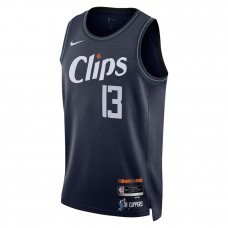 Los Angeles Clippers George Nike 2023 Swingman City Edition Jersey Navy