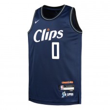 Los Angeles Clippers Westbrook Nike 2023 Swingman City Edition Jersey Navy