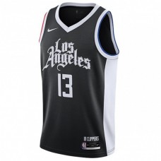 Los Angeles Clippers George Nike 2023 Men Swingman City Edition Jersey Black