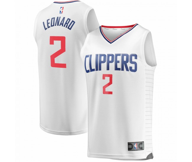 LA Clippers Kawhi Leonard Men's Fanatics Branded White Fast Break Replica Jersey - Association Edition