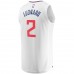 LA Clippers Kawhi Leonard Men's Fanatics Branded White Fast Break Replica Jersey - Association Edition