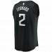 LA Clippers Kawhi Leonard Men's Fanatics Branded Black Fast Break Replica Jersey - Statement Edition