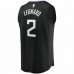 LA Clippers Kawhi Leonard Men's Fanatics Branded Black Fast Break Replica Player Jersey - Statement Edition