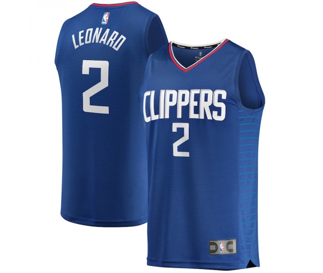 LA Clippers Kawhi Leonard Men's Fanatics Branded Royal Fast Break Replica Jersey - Icon Edition