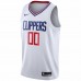 LA Clippers Men's Nike White 2020/21 Swingman Custom Jersey - Association Edition