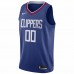 LA Clippers Men's Nike Royal 2020/21 Swingman Custom Jersey - Icon Edition