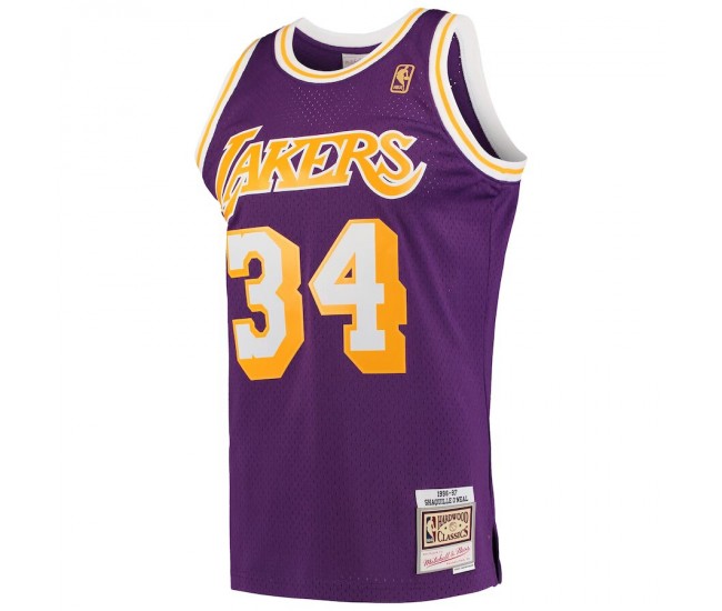 Los Angeles Lakers Oneal Mitchell Ness 2023 Men Hardwood Classics Jersey Purple